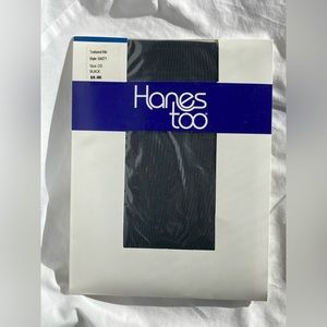 Hanes Too- textured rib style- 0A671 size CD Black year 2004